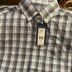 Vineyard Vines Men's Blue Plaid Shirt